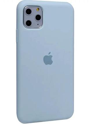 Чохол силіконовий для iphone 11 pro протиударний захист від ударів сіра лаванда з м'якою підкладкою