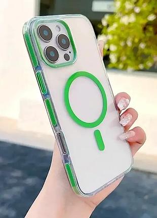 Чехол силиконовый для iphone 12 12 pro серый защита от ударов и падений с поддержкой magsafe