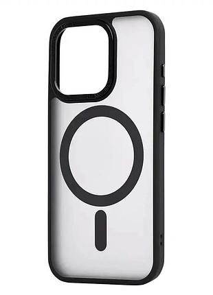 Чохол oc matte case з magsafe для iphone 11 сірий силіконовий захисний аксесуар для смартфона