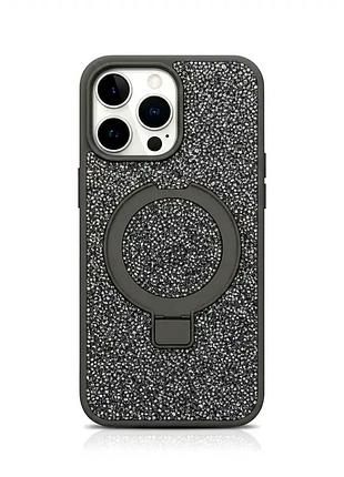 Чехол противоударный для iphone 13 pro серый с magsafe защита от ударов и падений