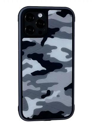 Чохол протиударний для iphone 12 12 pro сірий захист від падінь і ударів для активних користувачів
