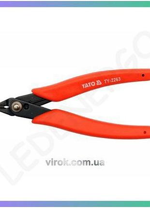 Бокорезы yato 130 мм резак для провода зачистка кабеля электрический инструмент для работы с проводами