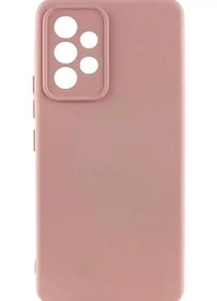 Чехол силиконовый для samsung a33 pink sand защита от ударов и царапин легкий и тонкий