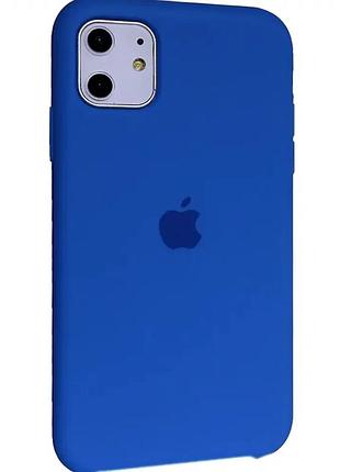 Чехол силиконовый для iphone 11 pro max противоударный защита от ударов и царапин royal blue