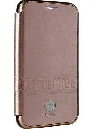 Чехол-книжка для xiaomi redmi note 5a кожаный rose gold защита от ударов и царапин для студентов и профессионалов