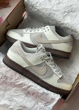 Женские кроссовки nike dunk low ironstone