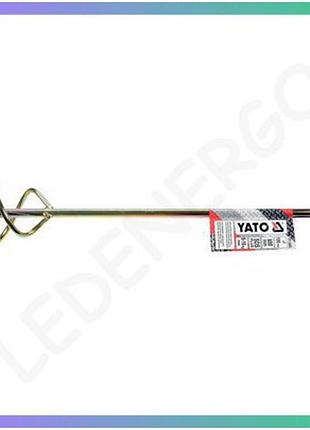Миксер для строительных смесей yato оцинкованный ø85 x 600мм sds+ для растворов и материалов