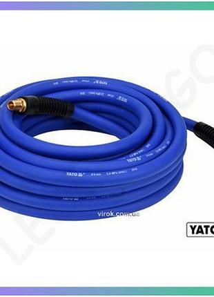 Пневматический шланг yato ø8 мм 10 м для компрессора давления ≤ 2 mpa резьбовое соединение шланг для воздуха