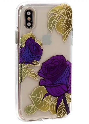 Чехол противоударный для iphone xs max tpu розовый защита от ударов и повреждений для девушек и женщин