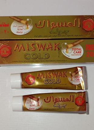 Miswak gold зубна паста мигдак голд єгипту 140 мл