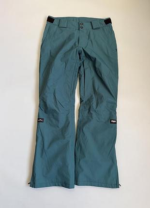 Жеснкие лыжные штаны dope ski pants green size l dc burton bogner