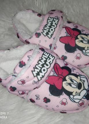 Комнатные тапочки minnie mouse 26 р. 17.3 см стелька