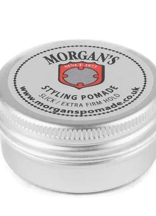 Помада для стилизации morgans pomade pocket sized pomade slick/ extra firm hold 15 г