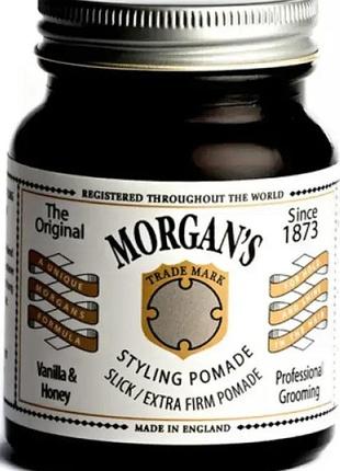 Ванильная и медовая помада со сверхсильной фиксацией morgans vanilla & honey pomade extra firm hold 50 г