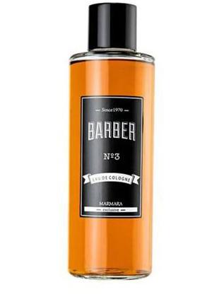 Одеколон після гоління marmara eau de cologne barber n.3 500 мл
