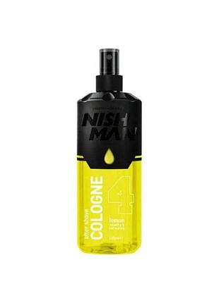 Одеколон после бритья nishman lemon cologne no.4 400 мл