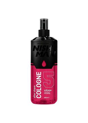 Одеколон после бритья nishman volcano cologne no.5 400 мл