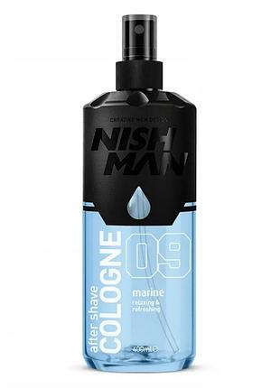 Одеколон после бритья nishman marine cologne no.9 400 мл