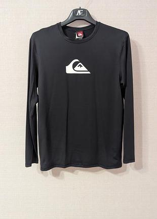 Лонгслів quiksilver чорний спортивний оригінал s
