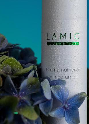 Живильний крем з керамідами lamic "crema nutriente con ceramidi", 50 мл