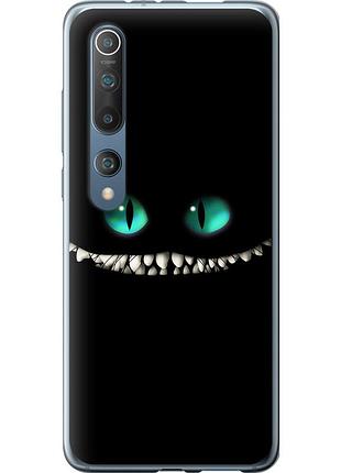 Чохол 2d пластиковий на телефон xiaomi mi 10 чеширський кіт "689t-1860-58250"