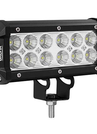 Фара светодиодная brevia cree flood 10-30v, 36w (12x3w), 3000lm, 1шт