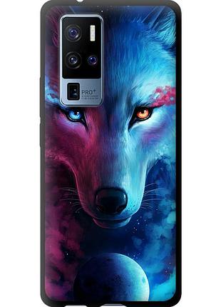 Чехол tpu на телефон vivo x50 pro plus арт-волк "3999b-2056-58250"