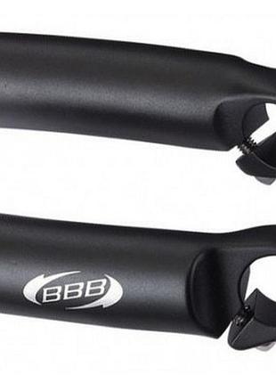 Рожки на руль bbb - bbe-05 "three d" прямые чёрные