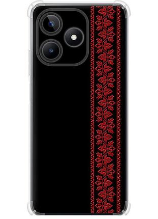Чехол силикон с усиленными углами на телефон realme c53 вышиванка 53 "2041sp-3128-58250"