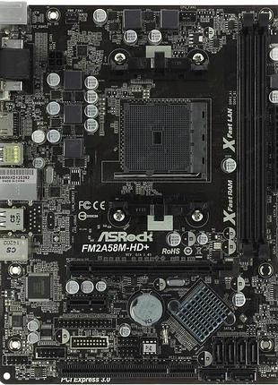 Плата под amd socket fm2+ ( sfm2 ) asrock fm2a58m-hd+ на ddr3 держит до a10 pro и a10-7890k