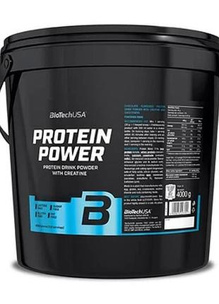 Протеїн biotech protein power, 4 кг полуниця-банан (633633)
