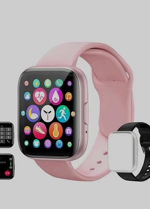 Смарт годинник smart watch t99s, голосовий виклик, два браслети