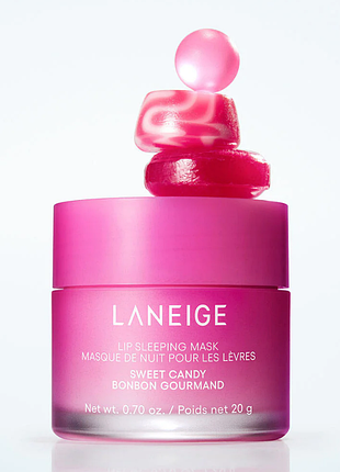 Нічна маска для губ laneige lip sleeping mask ex sweet candy з ароматом солодкої цукерки
