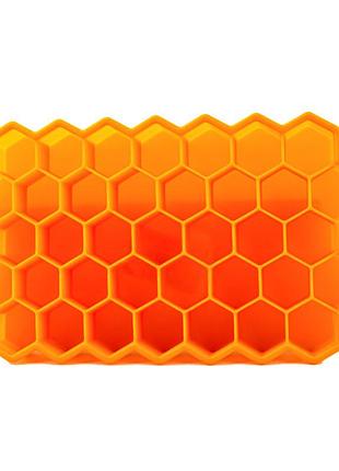 Силіконова форма для льоду cumenss соти orange
