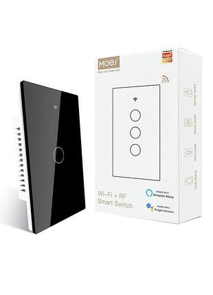 Moes 2.4ghz wifi настінний сенсорний смарт-перемикач, потрібен нейтральний провід
