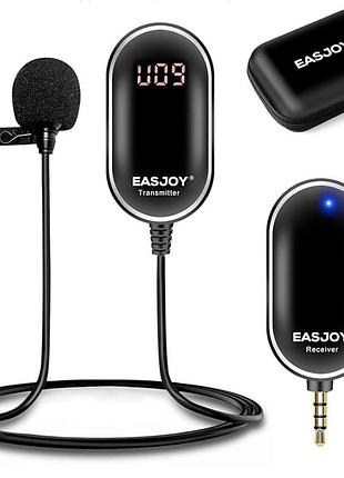 Не полный комплект беспроводной петличный микрофон uhf с зажимом для записи,