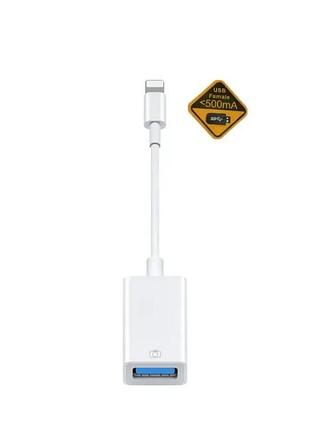 Адаптер камери, сумісний із usb/sd, для iphone/ipad, кабель otg usb 3.0, роз'єм для підключення камери/