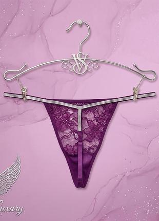 Жіночі трусики victoria's secret, very sexy. трусики зі стразами, преміум колекція вікторіас сікрет
