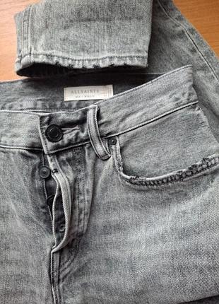 Джинсы мужские allsaints серые в идеальном состоянии