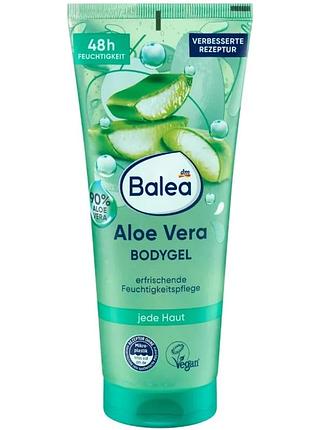 Гель для догляду за тілом з 90% алое вера balea bodygel aloe vera 200 мл