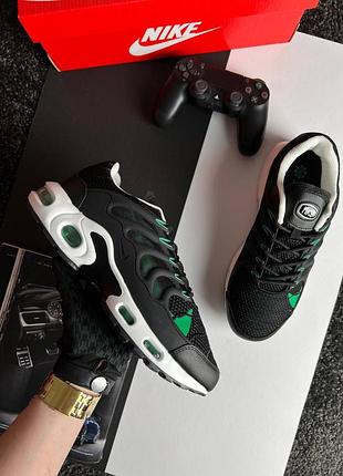 Мужские кроссовки nike air max terrascape plus black white green распродаж