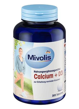 Биологически активная добавка mivolis calcium+d3, 300 шт, от dm
