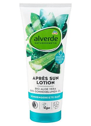 Лосьон после загара alverde naturkosmetik after sun lotion, 200 мл