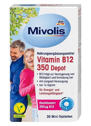 Вітамін в12 mivolis 350 депо, 30 міні пігулок, 6 г, від dm
