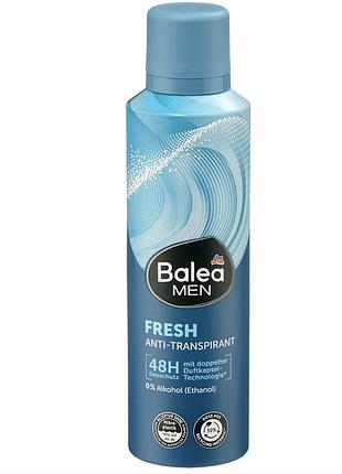 Дезодорант антиперспірант чоловічий balea men fresh 48 годин, 200 мл