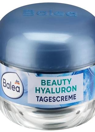 Денний крем для обличчя balea anti falten beauty hyaluron spf 15, 50 мл