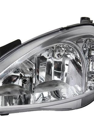 Фара передняя opel combo 2004-2011, левая h7/h1, электрическая регулировка, depo, 442-1125l-ldemd