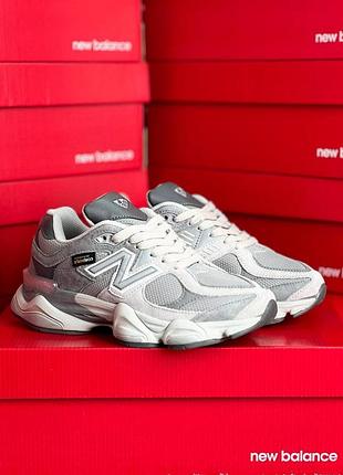 Женские кроссовки new balance 9060 grey black white распродаж