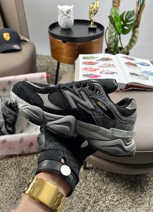 Женские кроссовки new balance 9060 black grey распродаж