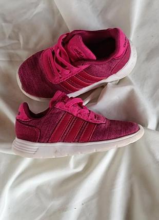 Кроссовки adidas для девочки розовые 15,5 см